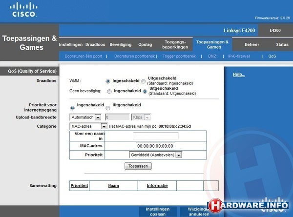 Linksys E4200 Maximum Performance Dual-Band N Router (V2)
