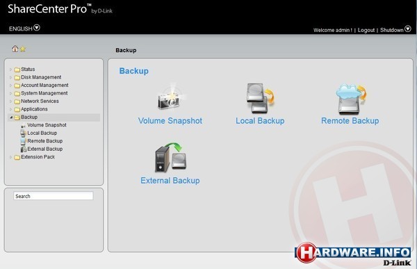 D-Link ShareCenter Pro DNS-1100