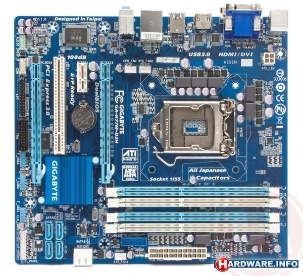 Gigabyte H77M-D3H