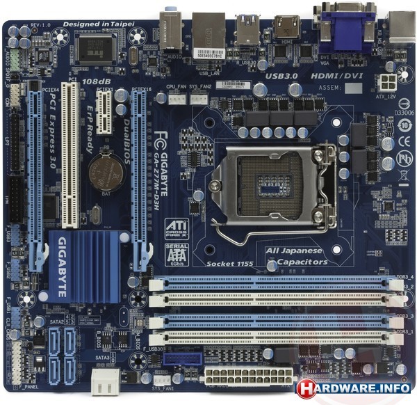 Gigabyte Z77M-D3H