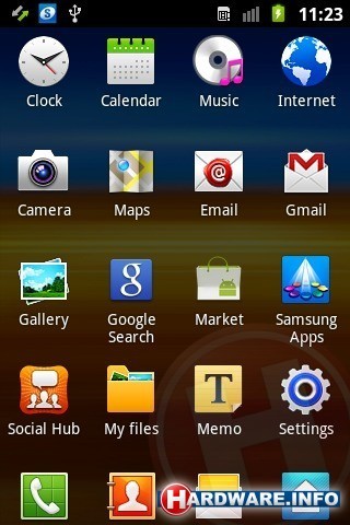 Samsung Galaxy Ace Plus S7500 Blue