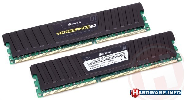 Corsair Vengeance 16GB DDR3-1600 CL10 LP kit
