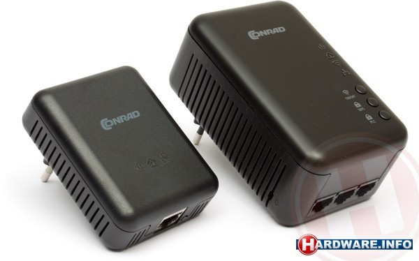 Conrad Powerline-Adapter PL200D WLAN N300