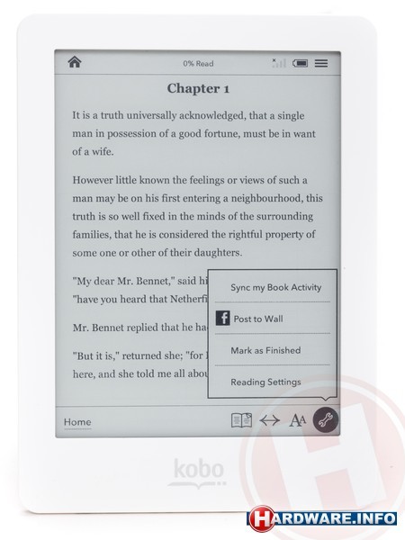 Kobo eReader Glo White