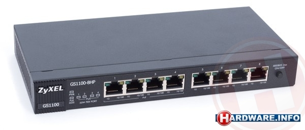 ZyXEL 8-port GbE Unmanaged Switch (GS1100-8HP)