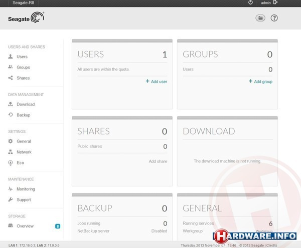 Seagate Business Storage 8-Bay Rackmount 0TB