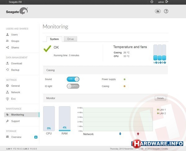 Seagate Business Storage 8-Bay Rackmount 0TB
