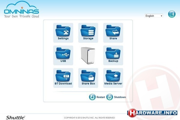 Shuttle OmniNAS KD21