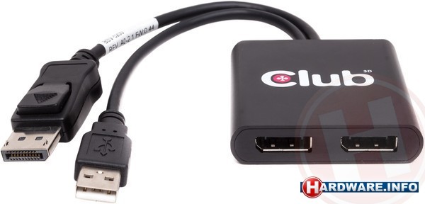 Club 3D SenseVision MST Hub 2x DisplayPort