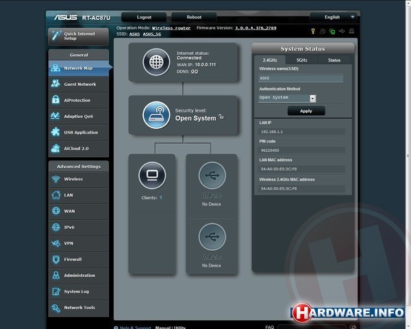 Asus RT-AC87U Black