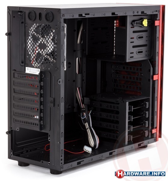 In Win 703 Window Red/Black