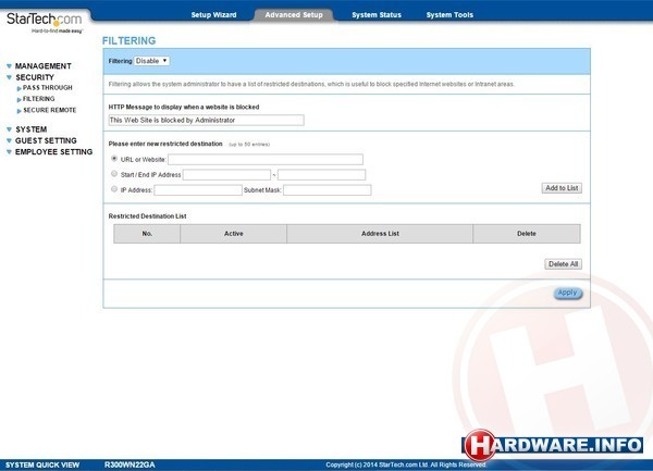 StarTech.com 300Mbps Wireless-N Guest WiFi Access Point / Account Generator