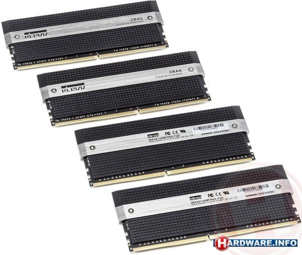 Klevv Cras 16GB DDR4-3000 CL16 quad kit