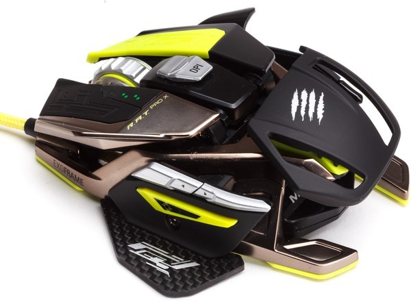 Mad Catz R.A.T. Pro X Gaming Mouse Pixart 9800 Black/Green