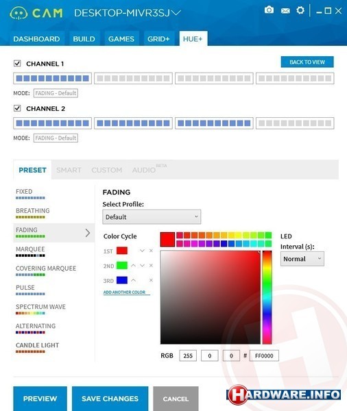 NZXT Hue+ Advanced PC Lighting Black
