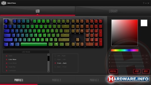 Cooler Master MasterKeys Pro L RGB MX Red