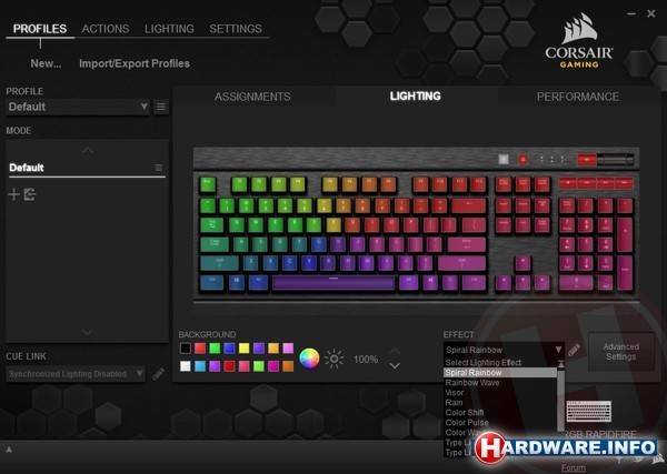 Corsair K70 RGB Rapidfire Cherry MX Speed