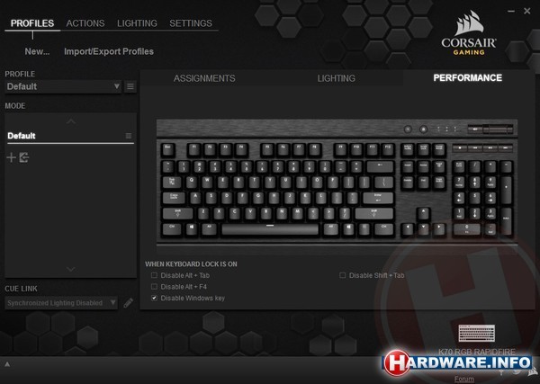 Corsair K70 RGB Rapidfire Cherry MX Speed