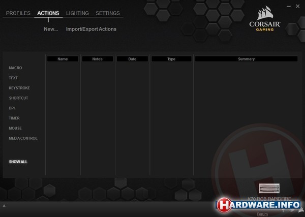 Corsair K70 RGB Rapidfire Cherry MX Speed