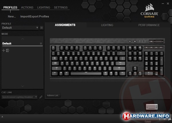 Corsair K70 RGB Rapidfire Cherry MX Speed