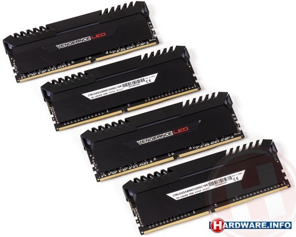 Corsair Vengeance LED 32GB DDR4-3200 CL16 quad kit