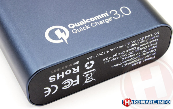 EasyAcc Powerbank PB20000QC3