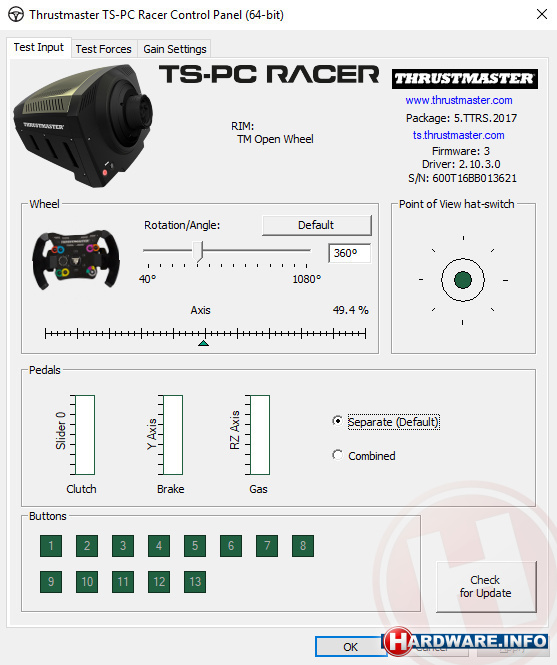 Thrustmaster TS-PC Racer