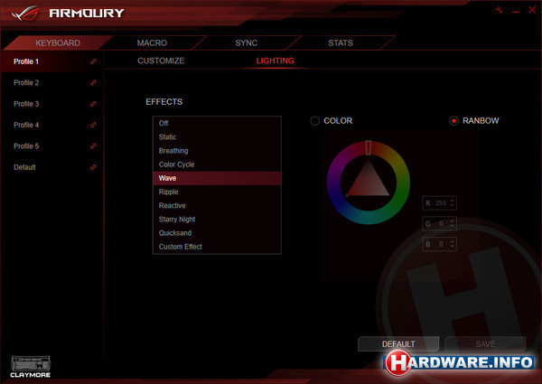 Asus RoG Claymore (Cherry MX Brown)