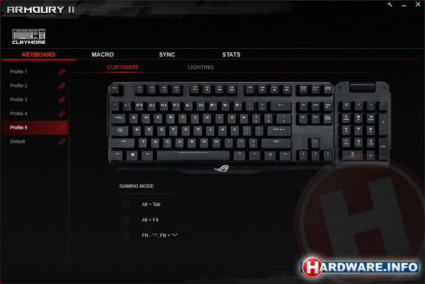 Asus RoG Claymore Core (Cherry MX Brown)