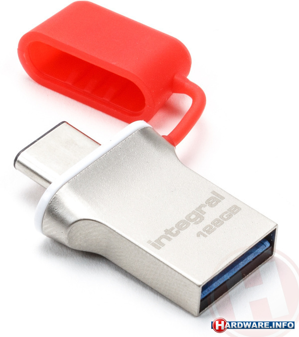 Integral Fusion 128GB Silver/Red