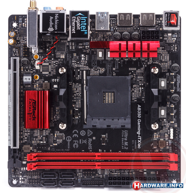 ASRock Fatal1ty AB350 Gaming ITX/AC