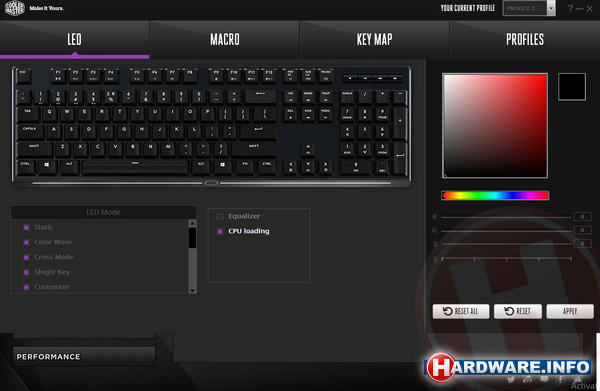 Cooler Master MasterKeys MK750 Cherry MX Blue