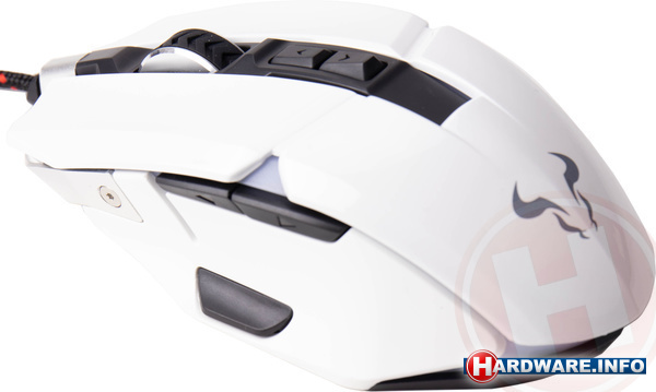 Riotoro Aurox Prism RGB Optical Gaming Mouse White
