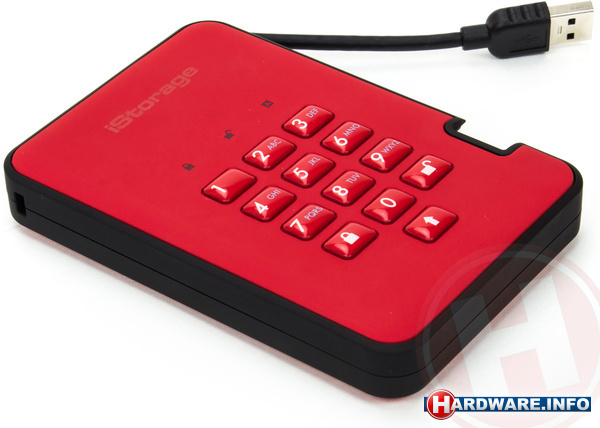 iStorage diskAshur 2 SSD 256GB Red