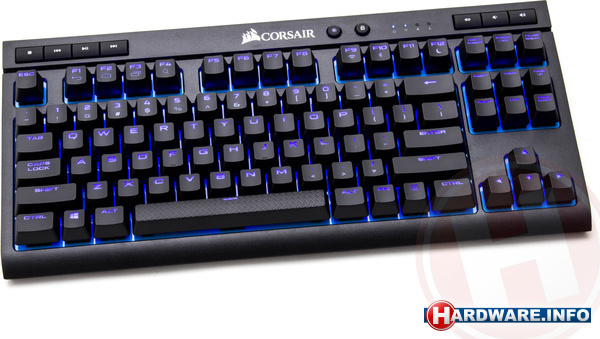 Corsair Gaming K63 Wireless Blue LED Cherry MX Red Black (US)