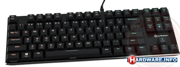 Sharkoon PureWriter TKL RGB Red (US)