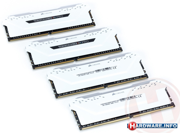 Corsair Vengeance RGB Pro White 32GB DDR4-3200 CL16 quad kit