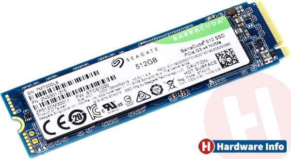 Seagate BarraCuda 510 512GB (M.2 2280)