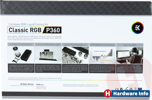 EK Waterblocks P360 RGB Classic