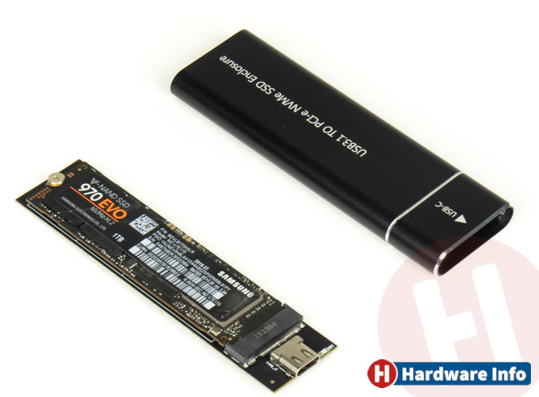 No-name USB 3.1 to M.2 NVMe PCIe SSD Enclosure